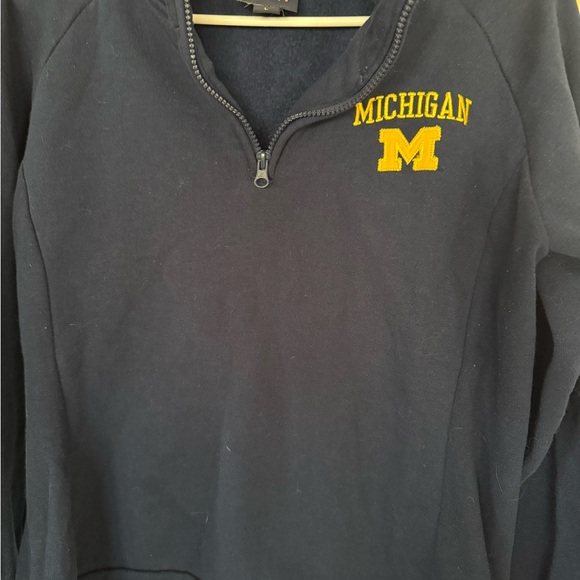 Valia Men's Navy Zip-Up Sweater‎ - Picture 7 of 8